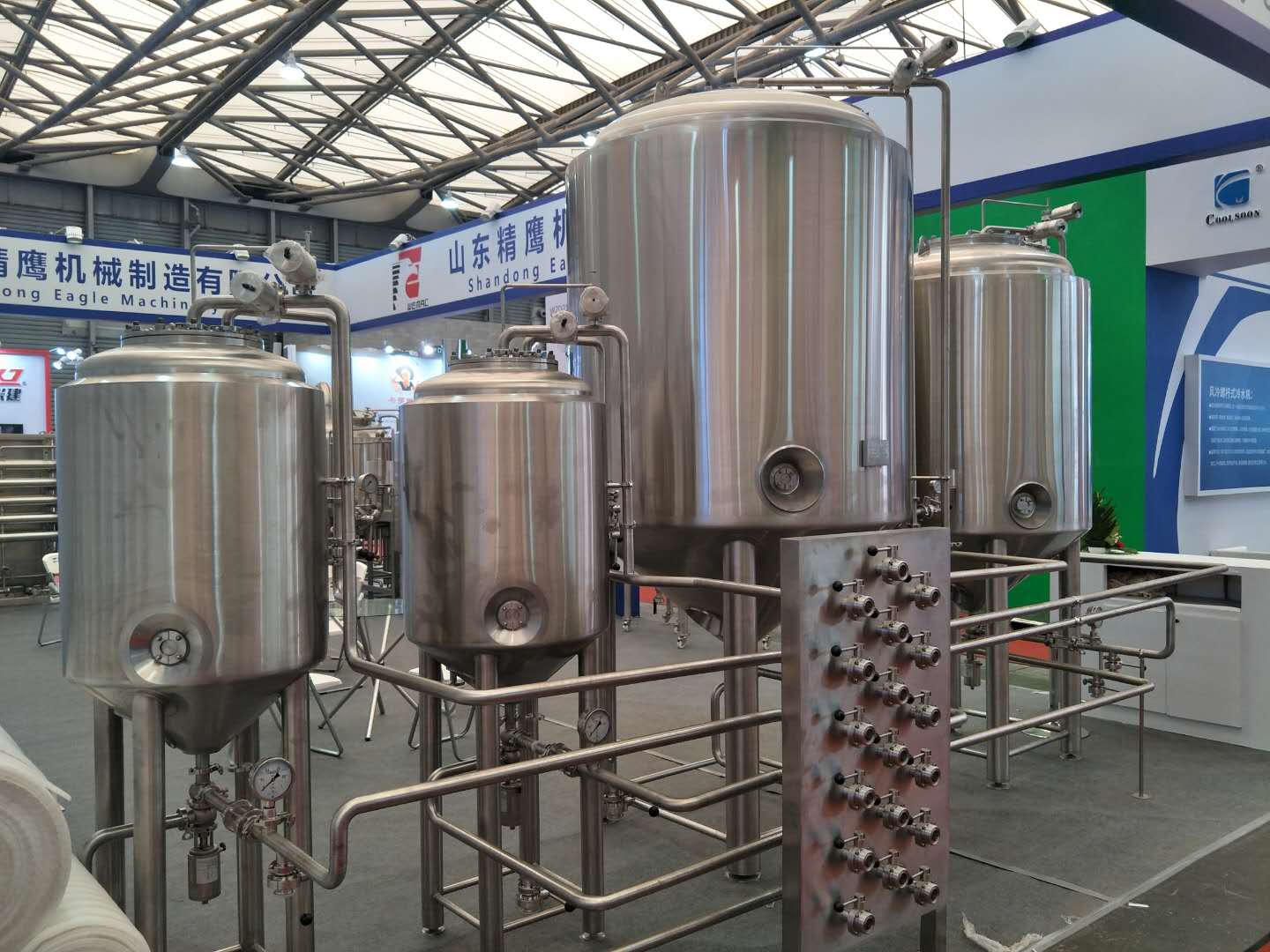 3 stages yeast breeding system and propagation equipment widely used in beer brewery from WEMAC 